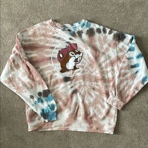 Tie-Dye Crew Neck Sweater